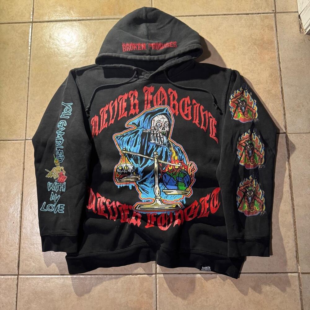 Vintage y2k broken promises Hoodie Size M in Mens